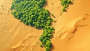 I satelliti hanno rilevato come l'Egitto stia rimboschendo il deserto