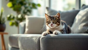 Gatto che graffia i mobili: il metodo più efficace per educarlo senza stress