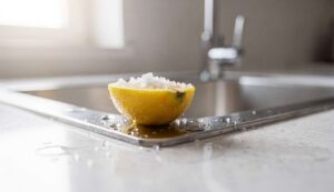 Metti mezzo limone con il sale nel lavello della cucina: perché è indispensabile e che risultato ha davvero