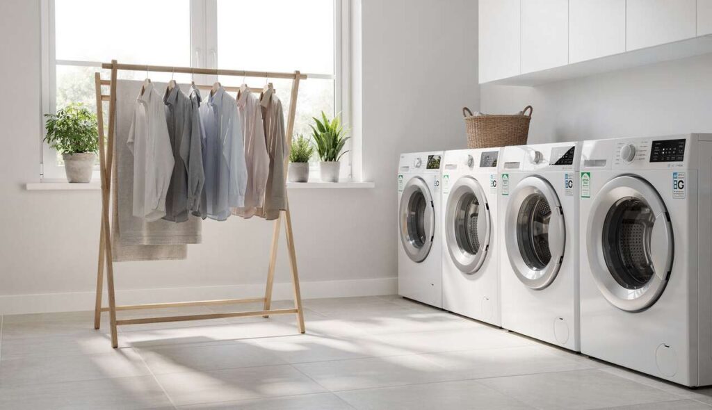 Asciugare i panni in lavatrice senza asciugatrice: il metodo per risparmiare energia