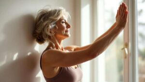 Pilates a parete: l'esercizio di 8 minuti che le fisioterapiste consigliano dopo i 55 anni per la postura