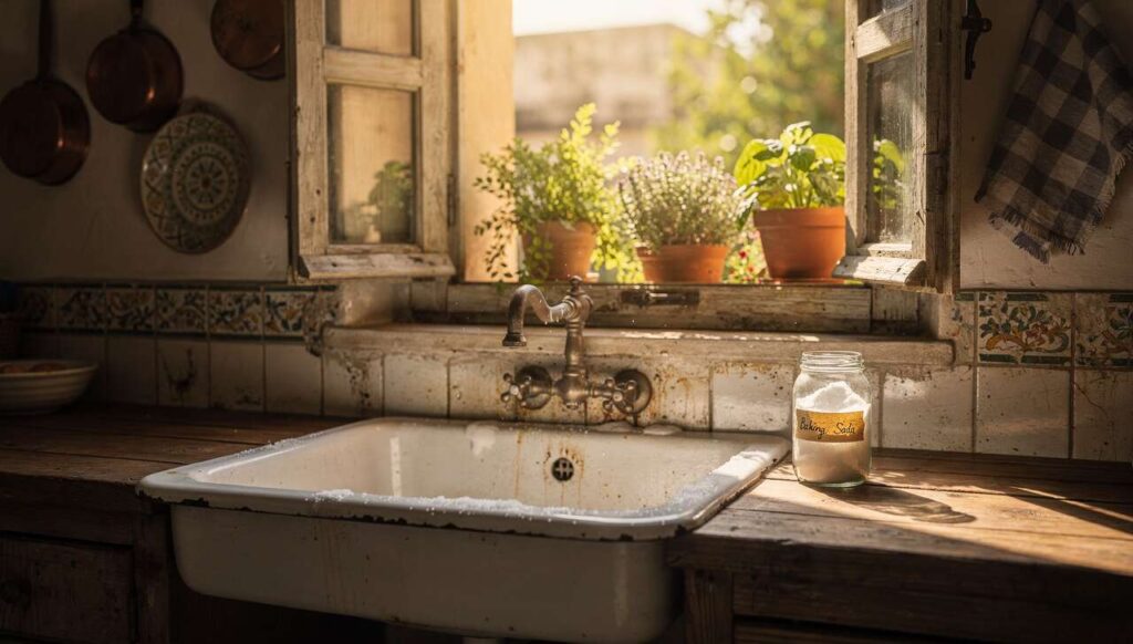 Il trucco delle nonne siciliane con il bicarbonato nel lavandino funziona? Un chimico dell’Università di Catania risponde